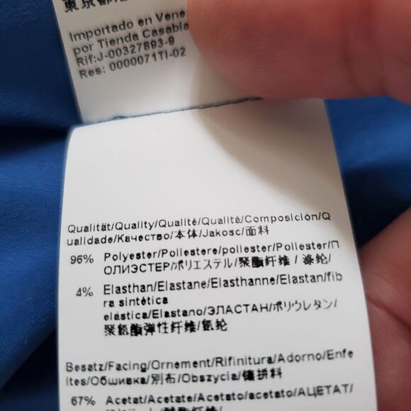 Hugo Boss 'Danafea' Zippered Sheath Dress - size 8 in Blue - Picture 16 of 16